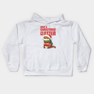 Have a Christmas Like No Otter Kids Hoodie